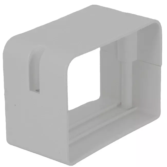 ClimaConnect connector for mounting duct 75 mm - RAL 9010