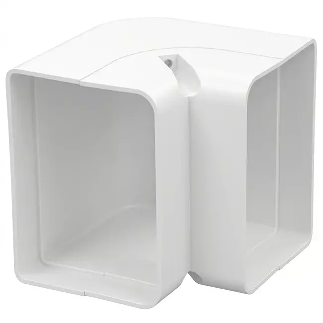 ClimaConnect inner bend for mounting duct 100 mm - RAL 9010