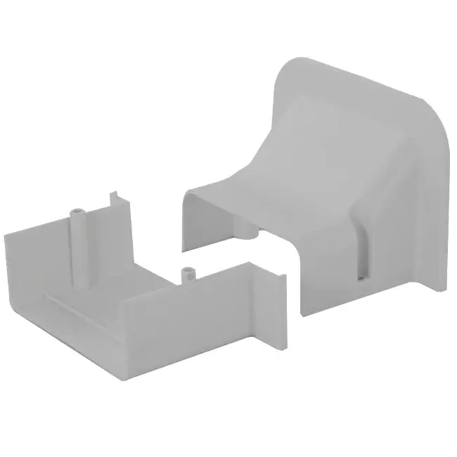 ClimaConnect wall rosette for mounting channel 100 mm - RAL 9010