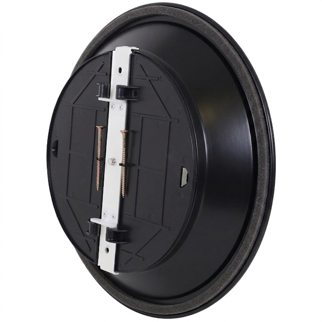 Ceiling diffuser round with fixed pattern Ø 250 mm - RAL9005 30% gloss