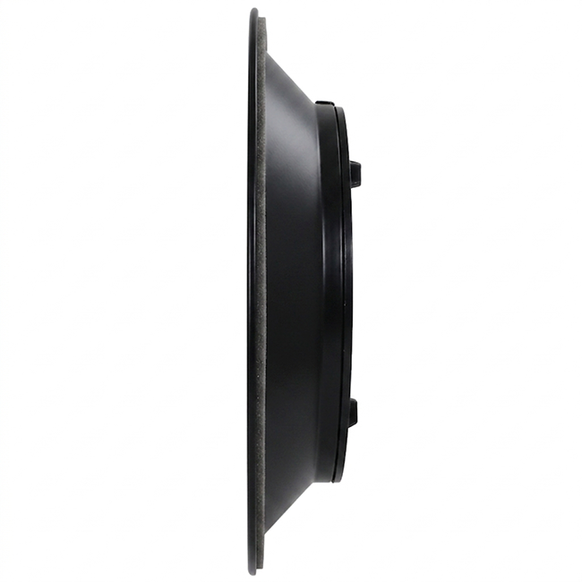 Ceiling diffuser round with fixed pattern Ø 250 mm - RAL9005 30% gloss