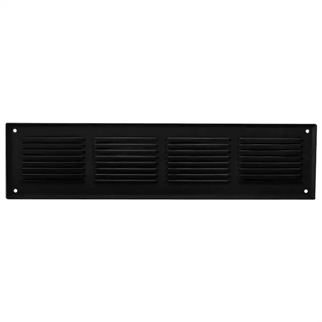 Wall grille 500x150mm aluminum - RAL9005 30% glossy