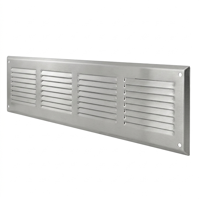 Wall grille 500x150mm aluminum - Uncoated