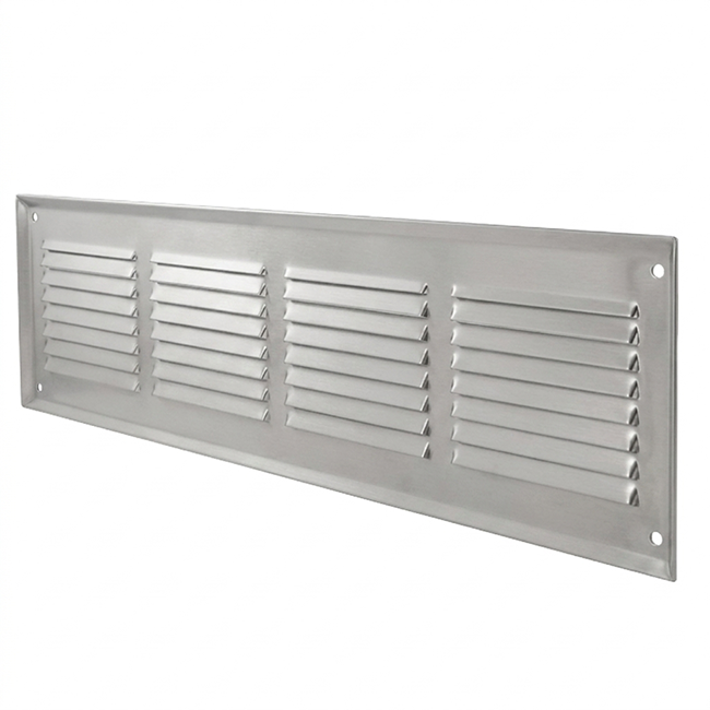 Wall grille 500x150mm aluminum - Uncoated
