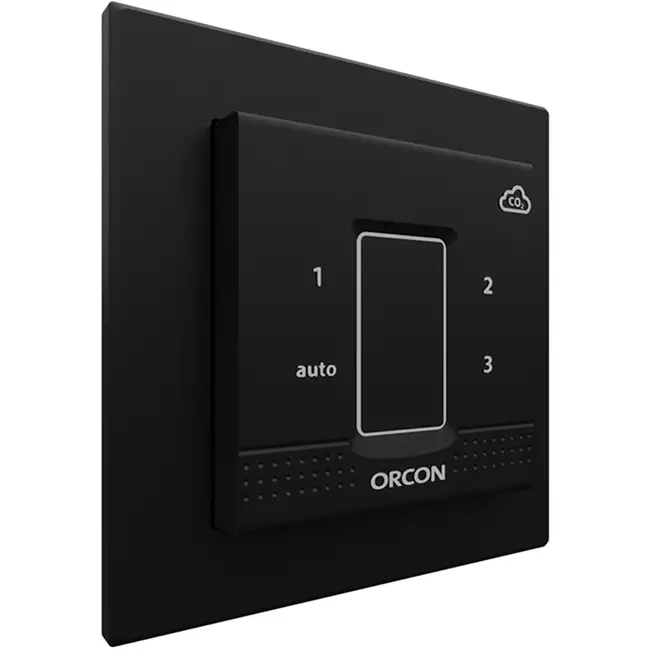 Cover cap black for Orcon CO₂ recessed control sensor 15RF