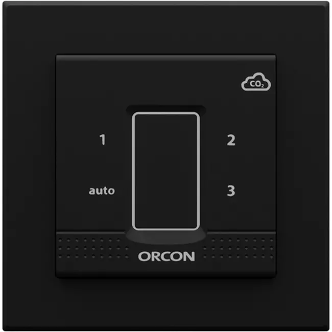 Cover cap black for Orcon CO₂ recessed control sensor 15RF