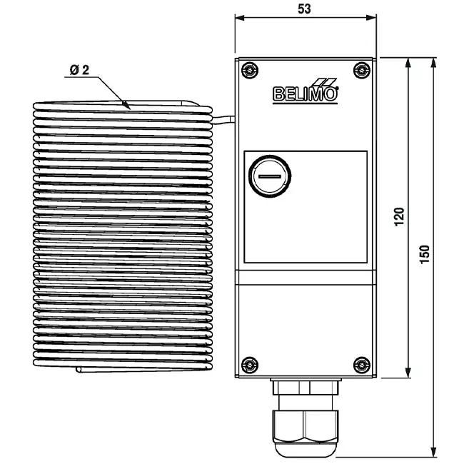 Belimo frost guard SPDT - AR - 6 meters - 01ATS-1050B