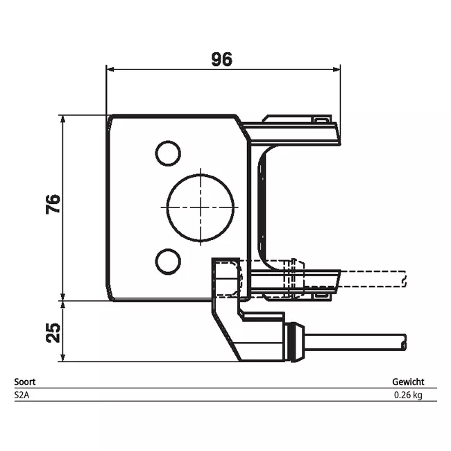 Belimo pluggable auxiliary switch 2x changeover contact - S1A