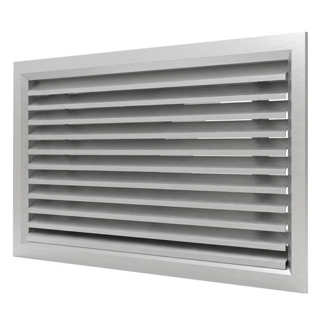 ClimaConnect exterior wall grille aluminum 200x200 mm