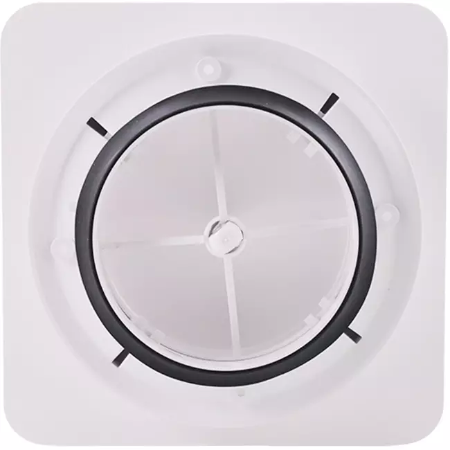 ClimaConnect Design Square Vent, Ø 125 mm - White