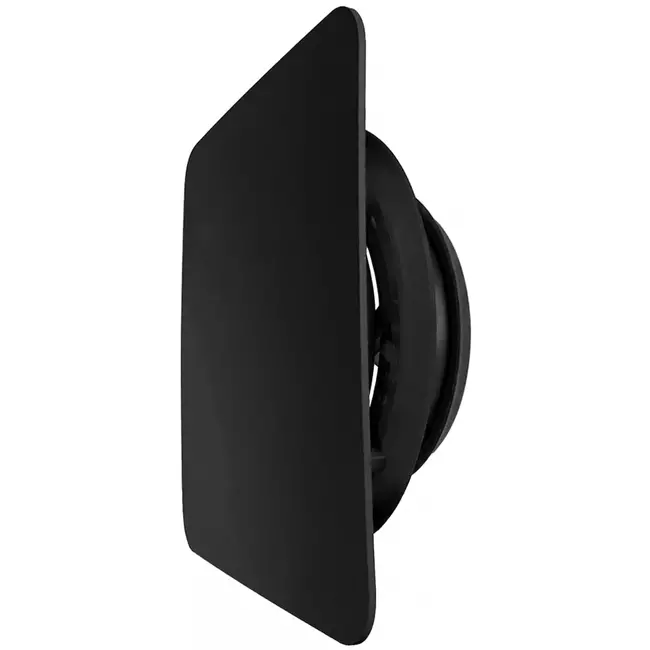 ClimaConnect Design Square Vent, Ø 125 mm - Black