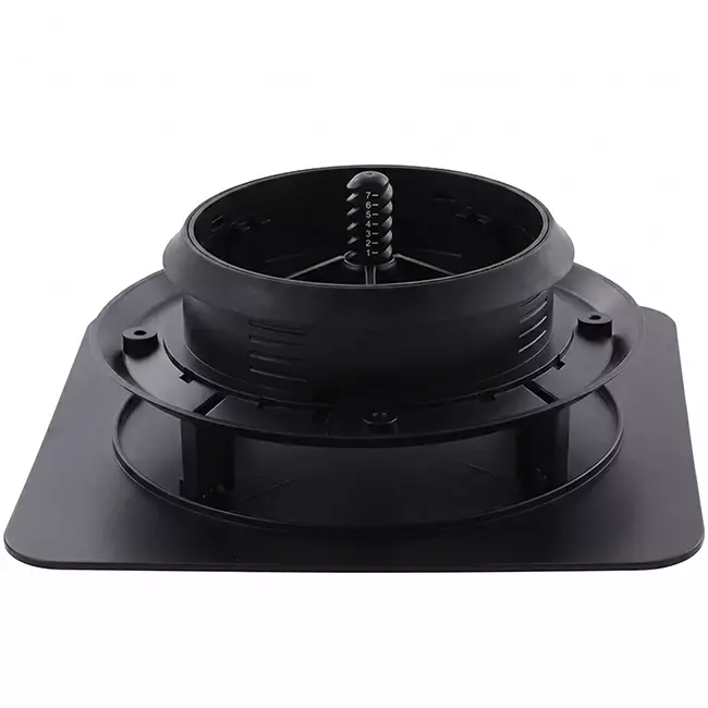 ClimaConnect Design Square Vent, Ø 125 mm - Black