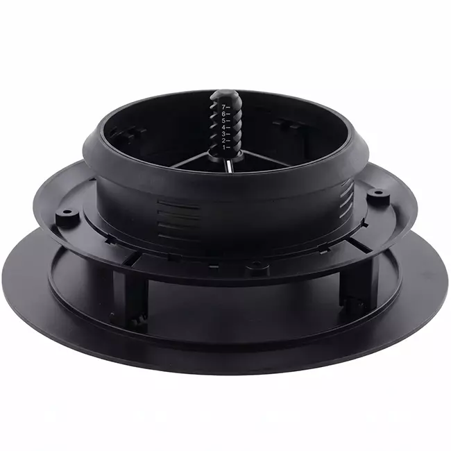 ClimaConnect Design Round Vent, Ø 125 mm - Black