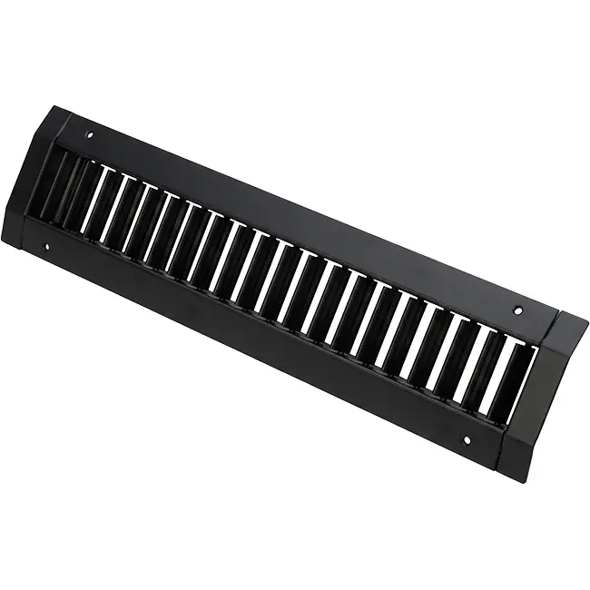 ClimaConnect dual-adjustable duct grille, 325x75 mm, for ducts 160 to 400 mm - RAL 9005