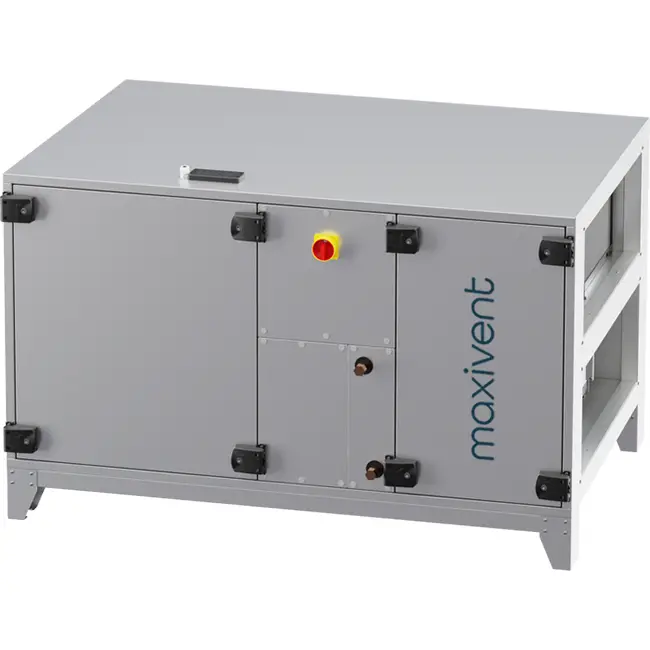 Maxivent WTW Air Handling Units with Heat Exchanger, 3400 m³/h, with Hot Water Coil, Horizontal, Right-Handed - RHE 3400 H WOJR