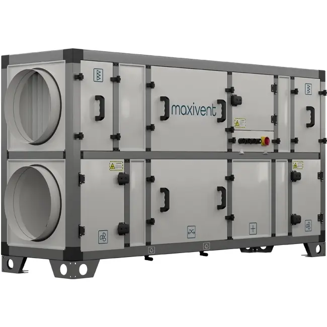 Maxivent Heat Recovery air handling unit with counterflow exchanger 2300 m³/h horizontal left - M4523