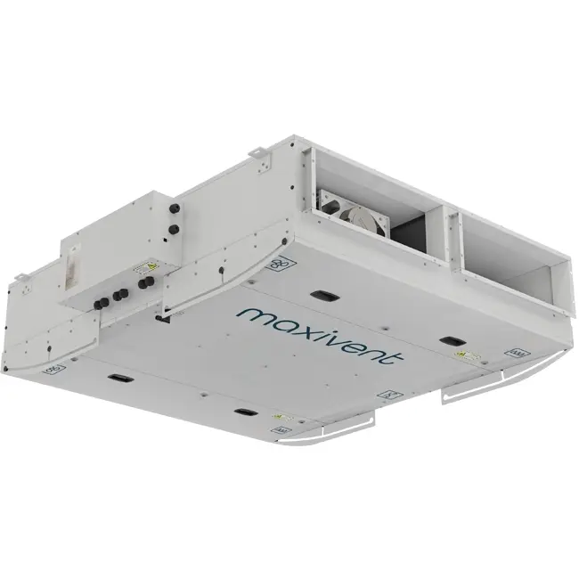 Maxivent Heat Recovery air handling unit ceiling with counterflow exchanger 700 m³/h horizontal right - M4007