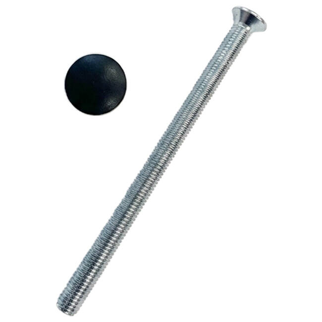 Central screw with black cover