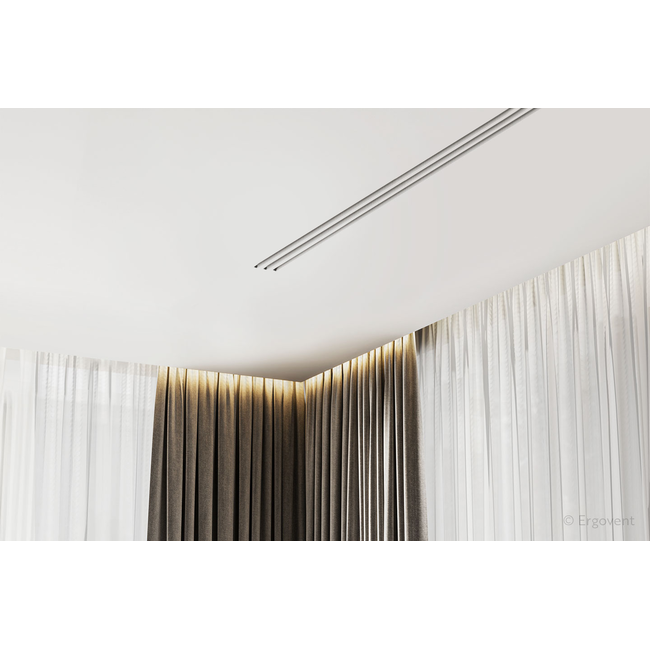 Ergovent adapter for modular insertable linear grilles, 500 mm - 3 slots