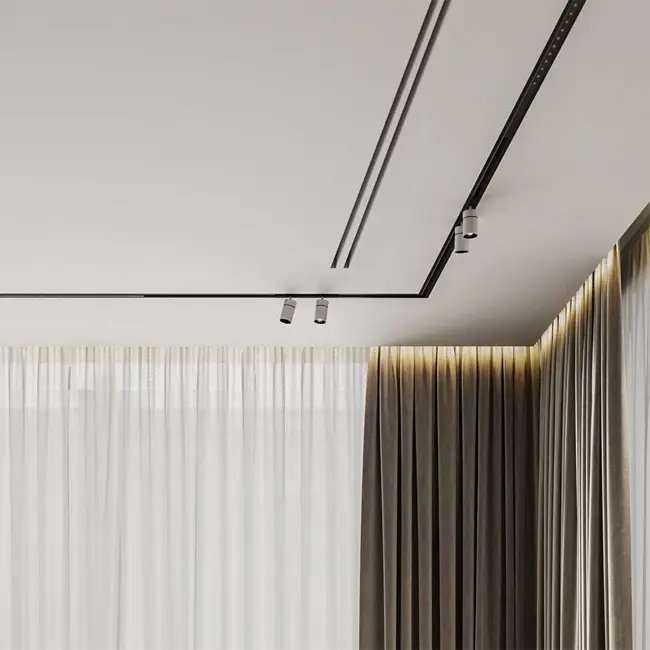 Ergovent Frameless Insertable Linear Grille, 1050 mm, with 125 mm Connection Diameter - Air Conditioning - 2 Slots