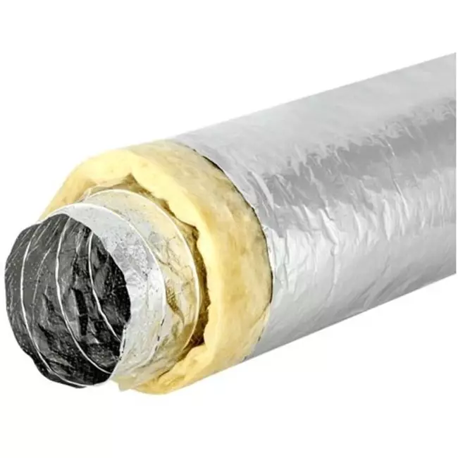 Sonodec acoustically thermally insulated Ø125 mm ventilation hose (10 metres)