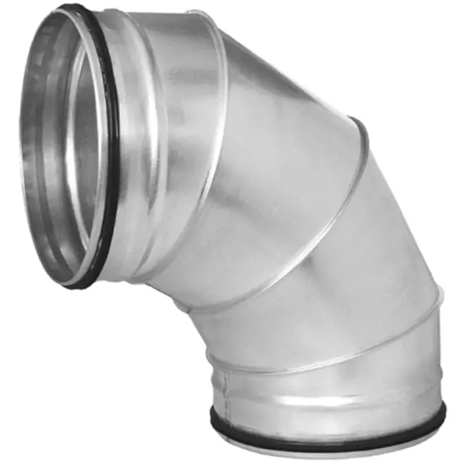 Round spiral bend 90° Ø 315mm for spiral duct