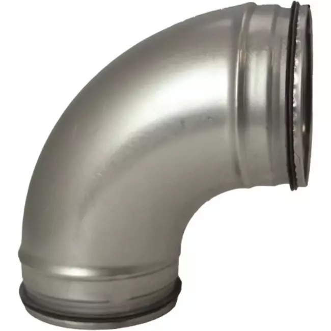 Round spiral bend 90° Ø 160mm for spiral duct