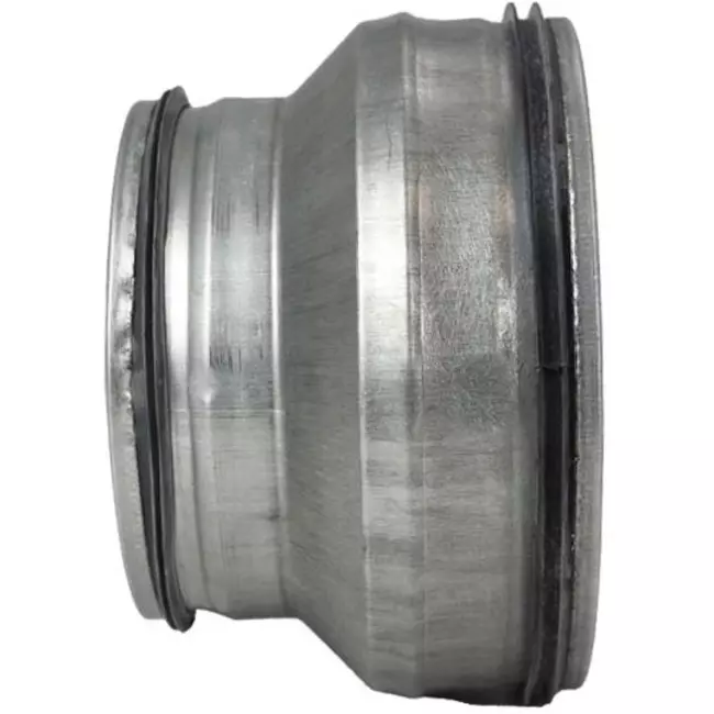 Reducer from Ø 125 mm - Ø 80 mm for spiral duct