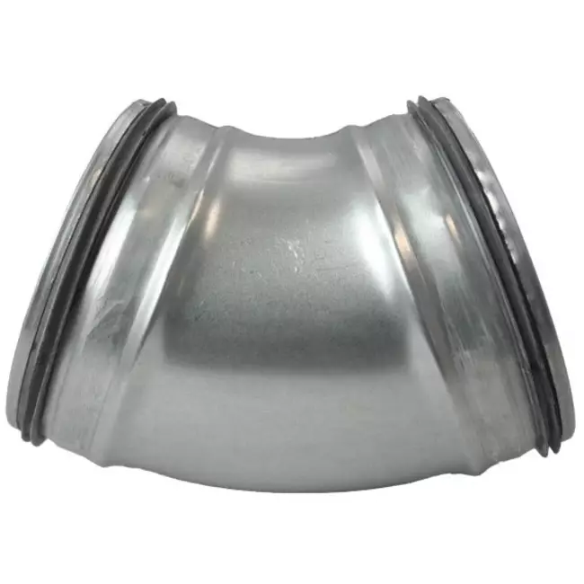 Round spiral bend 45° Ø 150mm for spiral duct