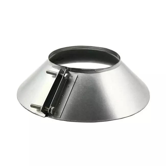 Weather collar for spiral duct Ø 180mm