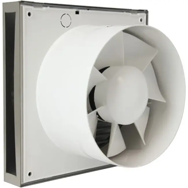 Bathroom extractor fan Ø 100 mm timer and humidity sensor - designer EET100HTi