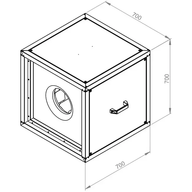 Box fan motor outside airflow - MPC 355 EC T30