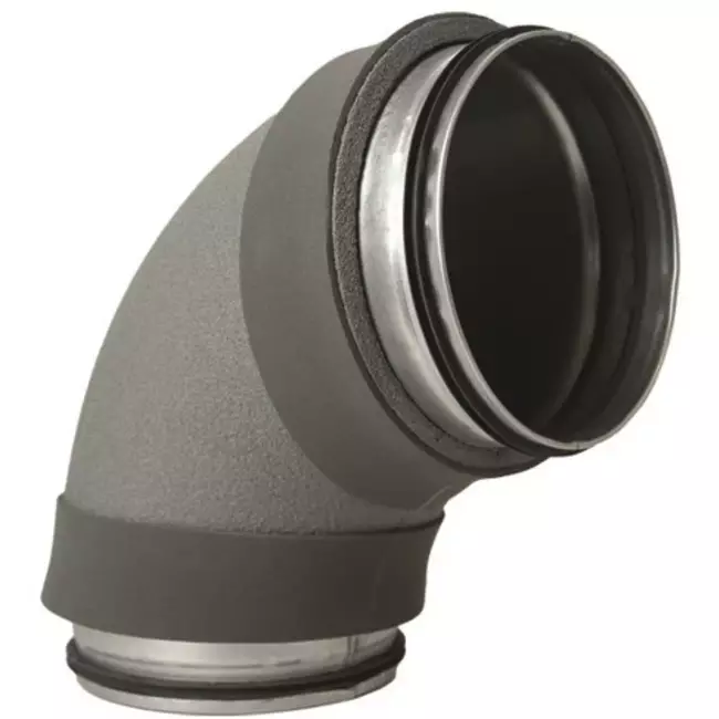 Thermoduct insulated 90 degree elbow bend diameter 180 mm