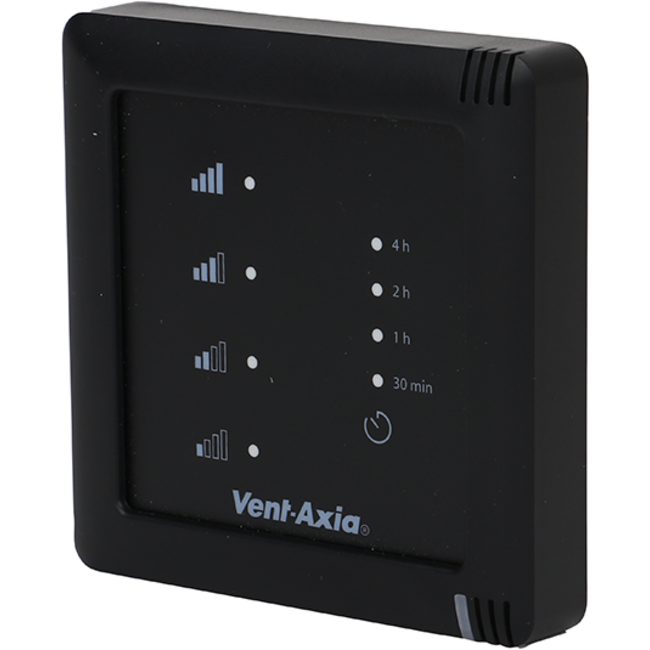 Vent-Axia Multihome wireless 4-position switch with battery - black - SSU-BZ