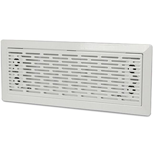 Vent-Axia Uniflexplus adjustable floor grille with slots - white - VRVWS