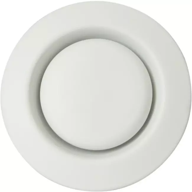 Zehnder extraction valve plastic 125mm signal white - STC 100/125