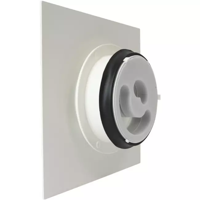 Vasco design ceiling valve luxury square straight (incl. smiley)