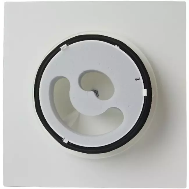 Vasco design ceiling valve luxury square straight (incl. smiley)