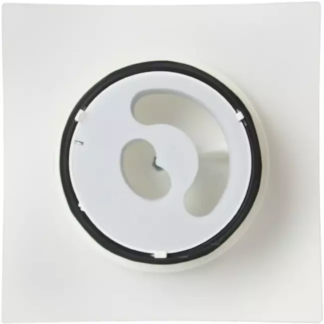 Vasco design ceiling or wall valve luxury square curved (incl. smiley)