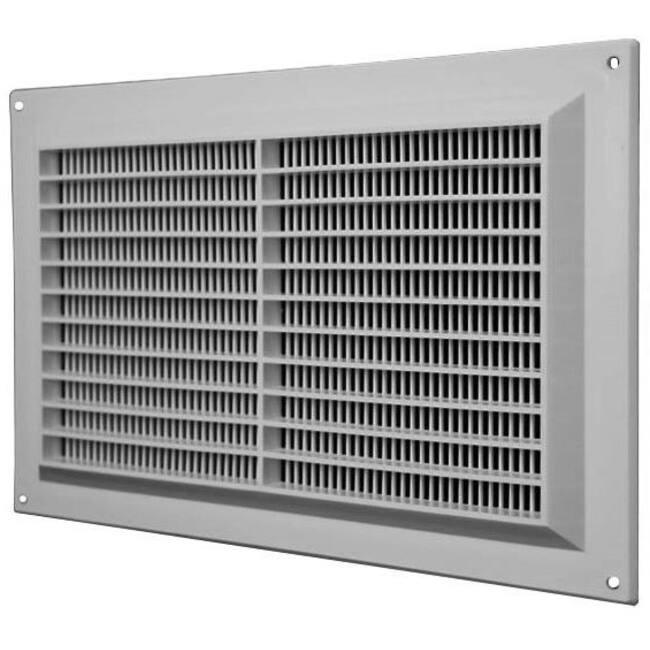 Ventilation grille rectangular with grill 250x170 grey - VR2517P