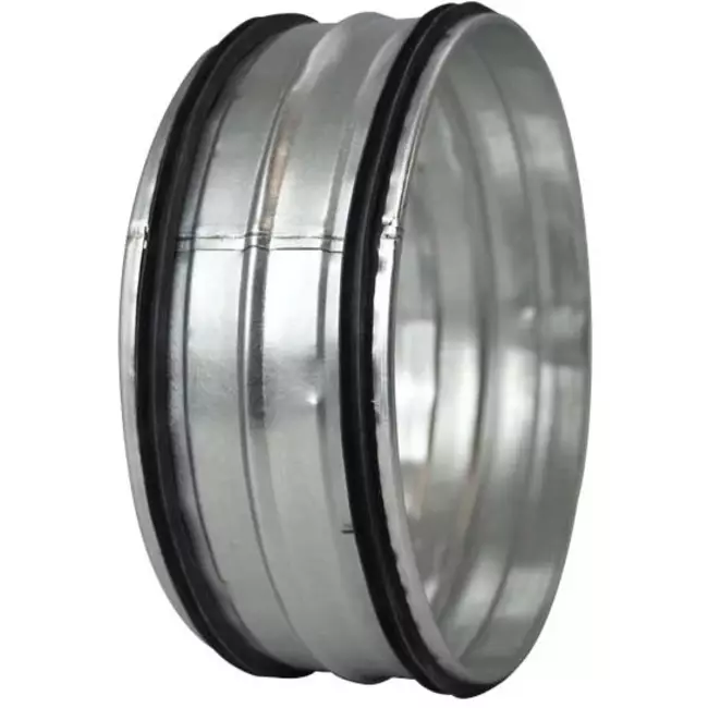 Spiral safe male coupler Ø 125 mm for spiral duct