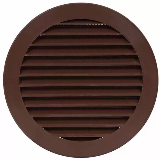 Vane grill diameter 125 mm brown - VR125B