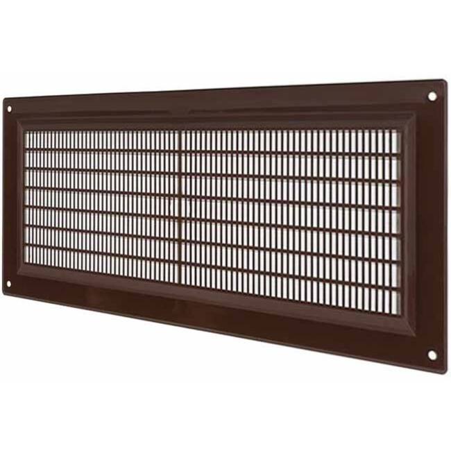 Ventilation grille plastic rectangular 130x300 mm brown - VR1330B