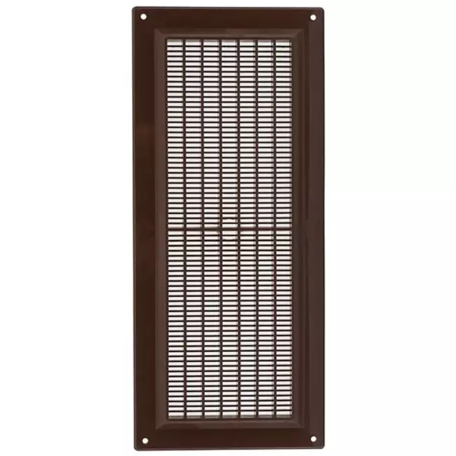 Ventilation grille plastic rectangular 130x300 mm brown - VR1330B