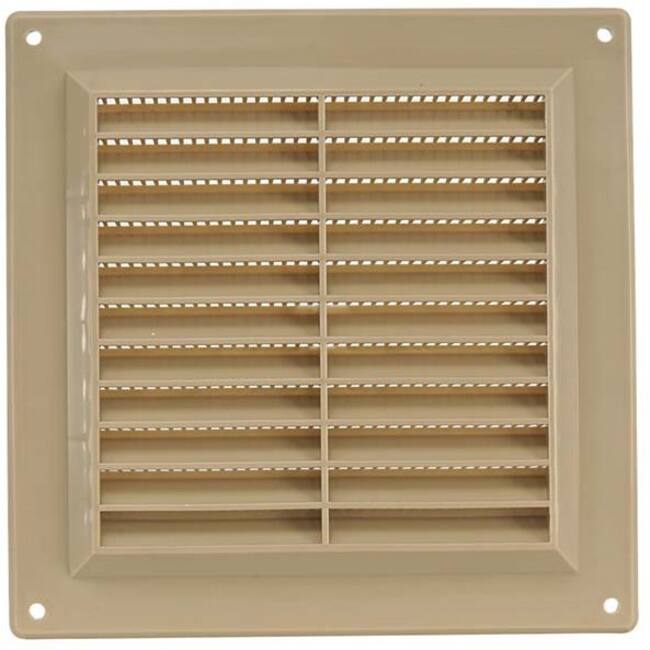 Ventilation grille plastic square 150x150 mm beige - VR1515Y