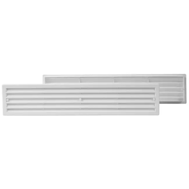 Door grille 450x92 white - VR459