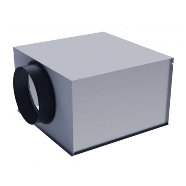 Uninsulated plenum for square swirl diffusers 594x594 mm (WP100S)