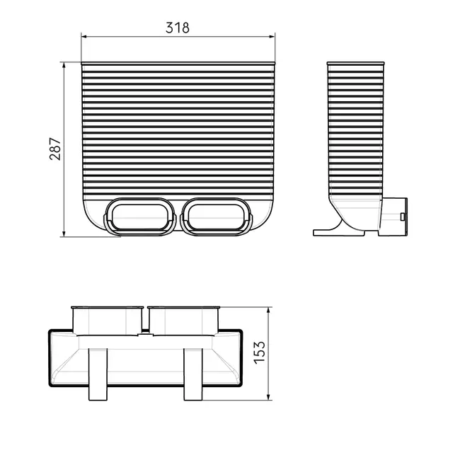 Ubbink Air Excellent 35SC grille adapter