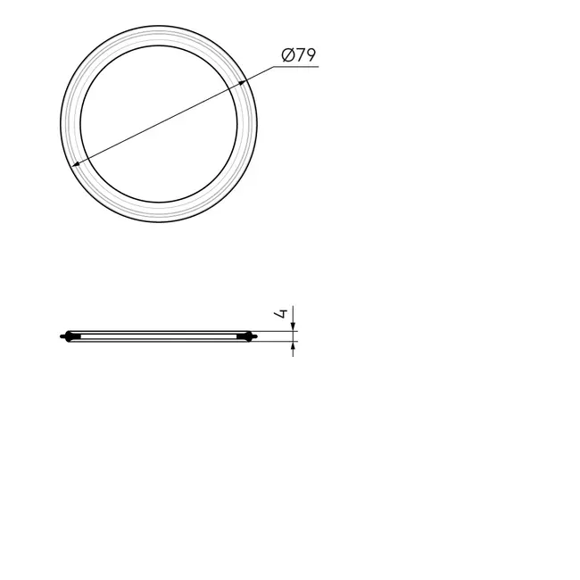 Ubbink Air Excellent 34C sealing ring 10 pieces
