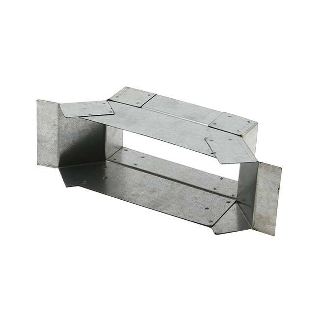 Side connection 220mm x 80mm for rectangular galvanised flat duct